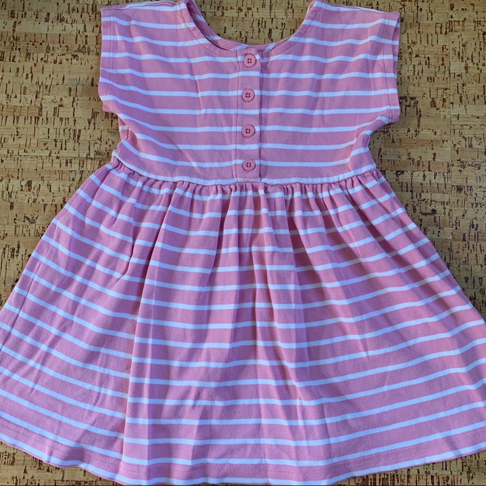 Hanna Andersson Pink Striped Dress